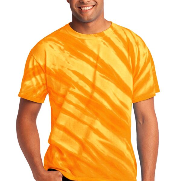 Tiger Stripe Tie Dye Tee - Adult & Youth $ Thumbnail
