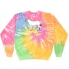 Crew Neck Fleece Tie Dye Thumbnail