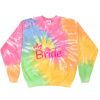 Crew Neck Fleece Tie Dye Thumbnail