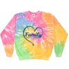 Crew Neck Fleece Tie Dye Thumbnail