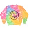 Crew Neck Fleece Tie Dye Thumbnail