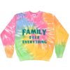 Crew Neck Fleece Tie Dye Thumbnail