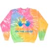 Crew Neck Fleece Tie Dye Thumbnail