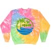 Crew Neck Fleece Tie Dye Thumbnail