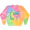 Crew Neck Fleece Tie Dye Thumbnail