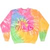 Crew Neck Fleece Tie Dye Thumbnail