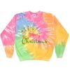 Crew Neck Fleece Tie Dye Thumbnail