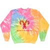 Crew Neck Fleece Tie Dye Thumbnail
