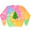 Crew Neck Fleece Tie Dye Thumbnail